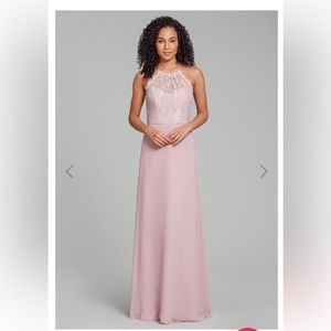Hayley Paige Style 5861-MN Lace Top Special Occasion Wedding Gown Blush